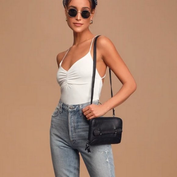 Lulus Ruched Backless Tank - Picture 3 of 4